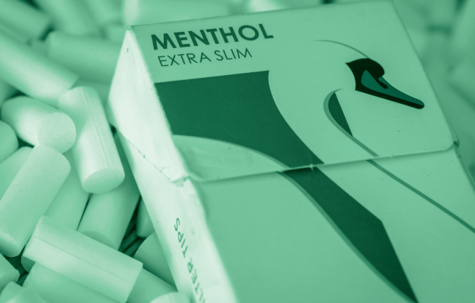 menthol cigarette pack